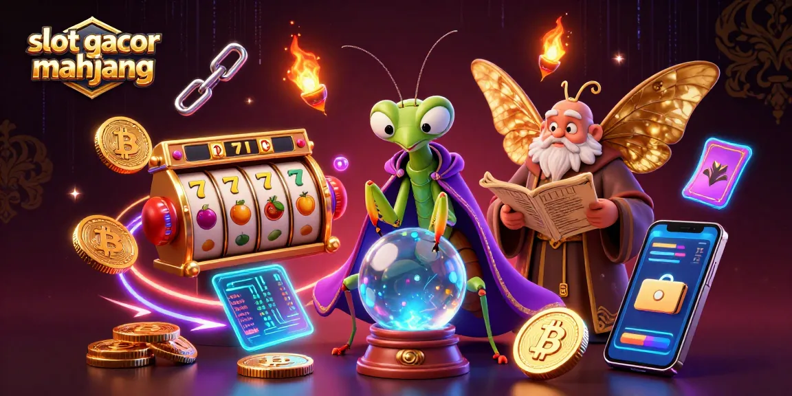 Engage with slot gacor mahjong in this vibrant casino-themed 3D illustration depicting expert gameplay.