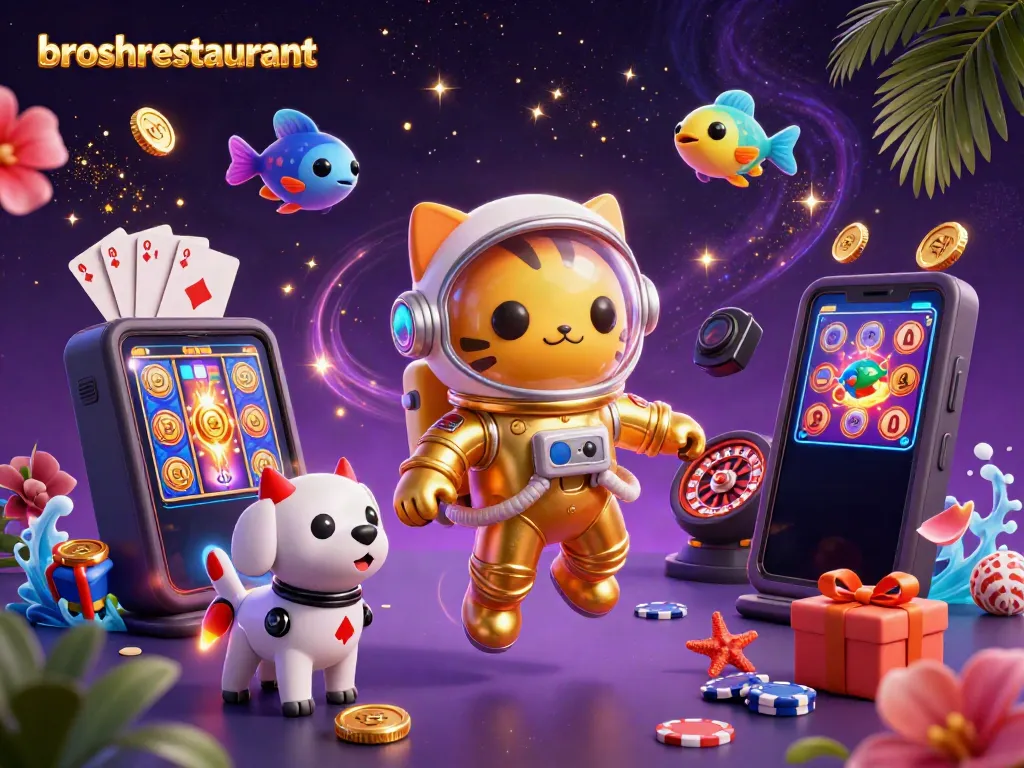 Engage in thrilling gameplay at broshrestaurant with vibrant slots and stellar characters.