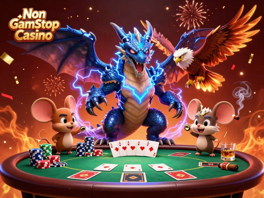 Experience excitement at a Non Gamstop Casino with dynamic gaming action and vibrant visuals.
